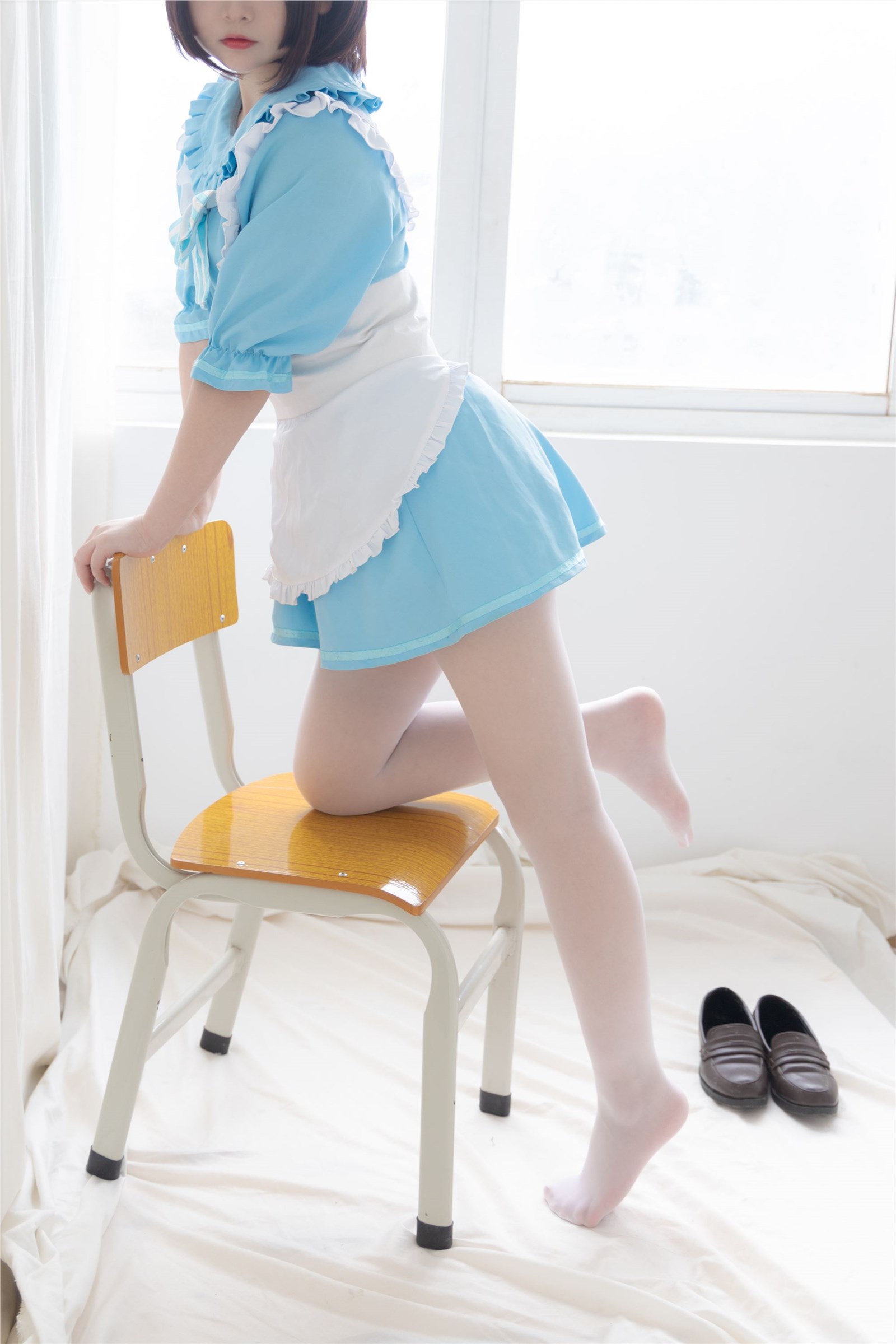 Guchuan No.060 blue kitten maid(11)